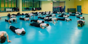 Déroulement d'un cours de Krav Maga - Echauffement / Pompes