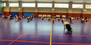 Exercice pompes cardio cours Krav Maga