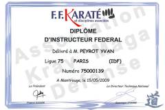 diplome-instructeur-federal-ffkda-yvan-peyrot