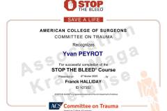 Stop the Bleed Certificate Version 2.0